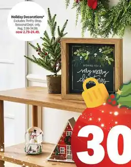 Meijer Holiday Decorations offer