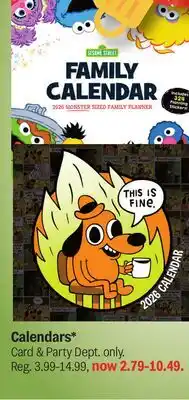 Meijer Calendars offer