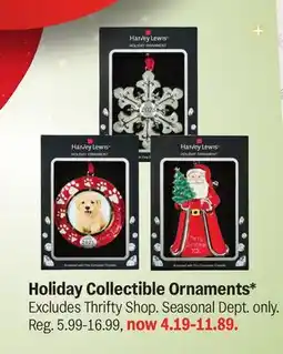 Meijer Holiday Collectible Ornaments offer