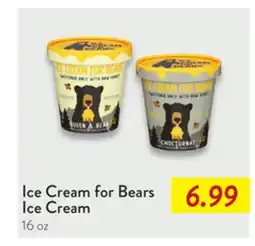 Fresh Thyme Ice Cream for Bears Ice Cream offer