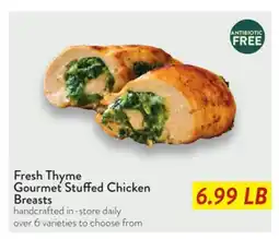 Fresh Thyme Fresh Thyme Gourmet Stuffed Chicken Breasts offer
