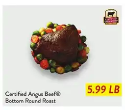 Fresh Thyme Certified Angus Beef Bottom Round Roast offer