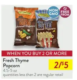 Fresh Thyme Fresh Thyme Popcorn offer