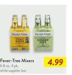 Fresh Thyme Fever-Tree Mixers offer