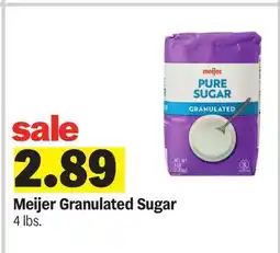 Meijer Meijer Granulated Sugar offer