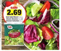 Meijer Dole Salad Blend 5-12 oz., Classic Romaine 9 oz. or Greener Selection 11 oz offer