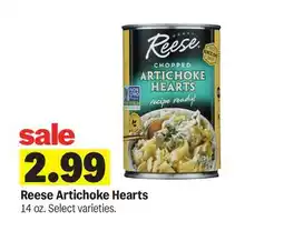 Meijer Reese Artichoke Hearts offer
