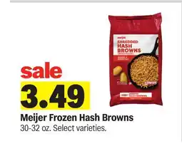 Meijer Meijer Frozen Hash Browns offer