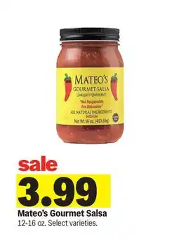 Meijer Mateo's Gourmet Salsa offer