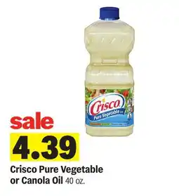 Meijer Crisco Pure Vegetable or Canola Oil offer