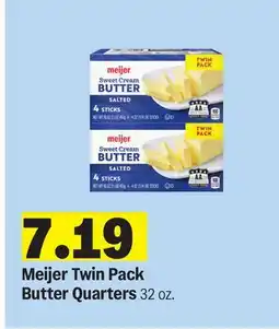 Meijer Meijer Twin Pack Butter Quarters offer