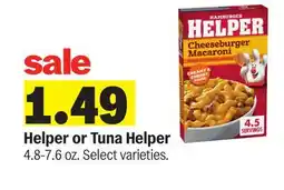 Meijer Helper or Tuna Helper offer