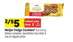Meijer Meijer Fudge Cookies offer