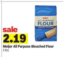 Meijer Meijer All Purpose Bleached Flour offer