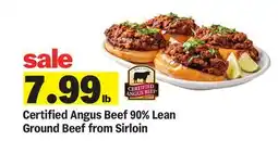 Meijer Certified Angus Beef 90% Lean Ground Beef from Sirloin offer