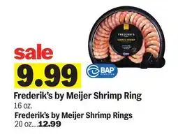 Meijer Frederik's by Meijer Shrimp Ring offer