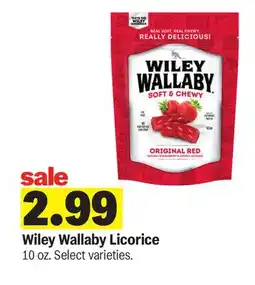 Meijer Wiley Wallaby Licorice offer