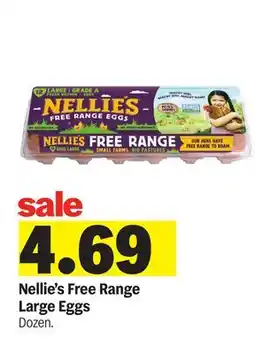 Meijer Nellie's Free Range Large Eggs offer