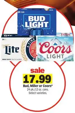 Meijer Bud, Miller or Coors offer