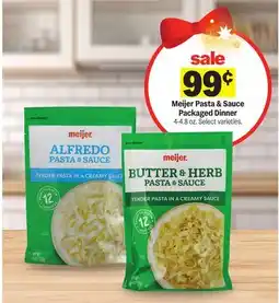 Meijer Meijer Pasta & Sauce Packaged Dinner offer