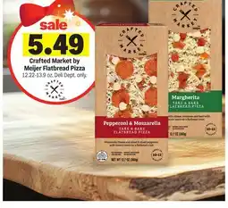 Meijer Crafted Market by Meijer Flatbread Pizza offer