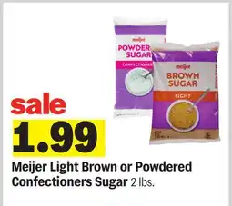 Meijer Meijer Light Brown or Powdered Confectioners Sugar offer