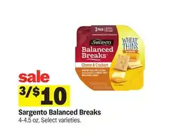 Meijer Sargento Balanced Breaks offer