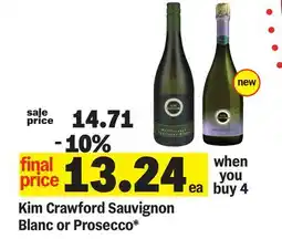 Meijer Kim Crawford Sauvignon Blanc or Prosecco offer