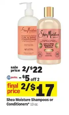 Meijer Shea Moisture Shampoos or Conditioners offer