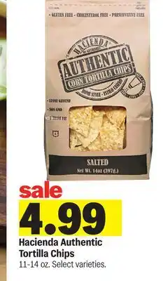 Meijer Hacienda Authentic Tortilla Chips offer