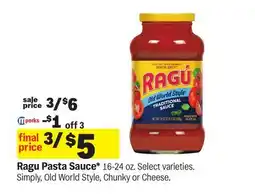 Meijer Ragu Pasta Sauce offer