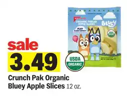 Meijer Crunch Pak Organic Bluey Apple Slices offer