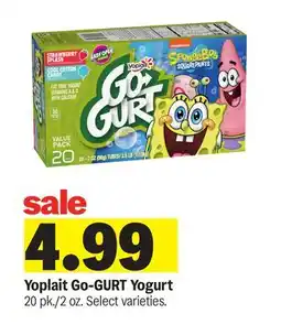 Meijer Yoplait Go-GURT Yogurt offer