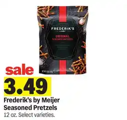 Meijer Frederik's by Meijer Seasoned Pretzels offer