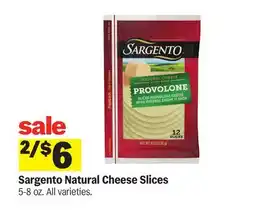 Meijer Sargento Natural Cheese Slices offer