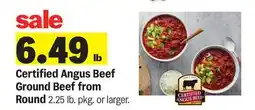 Meijer Certified Angus Beef Ground Beef from Round offer