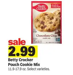 Meijer Betty Crocker Pouch Cookie Mix offer