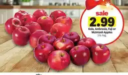 Meijer Gala, Ambrosia, Fuji or McIntosh Apples offer