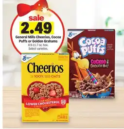 Meijer General Mills Cheerios, Cocoa Puffs or Golden Grahams offer