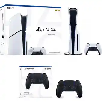 Walmart PlayStation 5 Slim Console + PlayStation 5 DualSense Wireless Controller Midnight Black offer