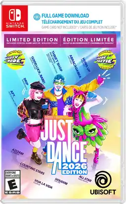Walmart Just Dance 2026, Nintendo Switch offer