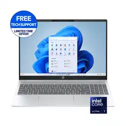 Walmart HP OmniBook 5 16 inch 2K Touch Laptop AI PC Intel Core Ultra 7 255U 16GB RAM 1TB SSD Glacier Silver offer