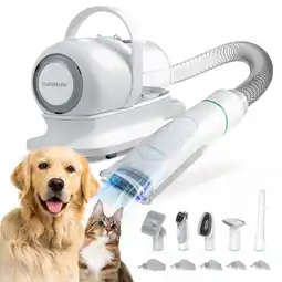 Walmart Neakasa Neabot P1 Pro Dog Grooming Kit with Vacuum, 5-in-1 Low-Noise Pet Clippers, Deshedding Brush offer