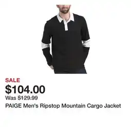 Marshalls PAIGE Men's Ripstop Mountain Cargo Jacket offer
