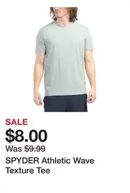 Marshalls SPYDER Athletic Wave Texture Tee offer