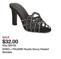 Marshalls KOKO + PALENKI Suede Savvy Heeled Sandals offer