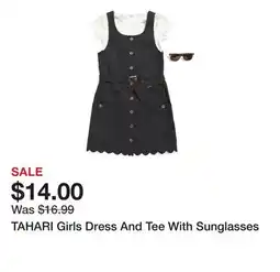 Marshalls TAHARI Girls Dress And Tee With Sunglasses offer