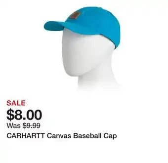 Marshalls CARHARTT Canvas Baseball Cap offer