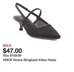 Marshalls VINCE Venice Slingback Kitten Heels offer
