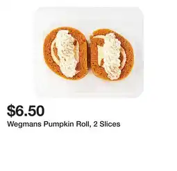 Wegmans Wegmans Pumpkin Roll, 2 Slices offer